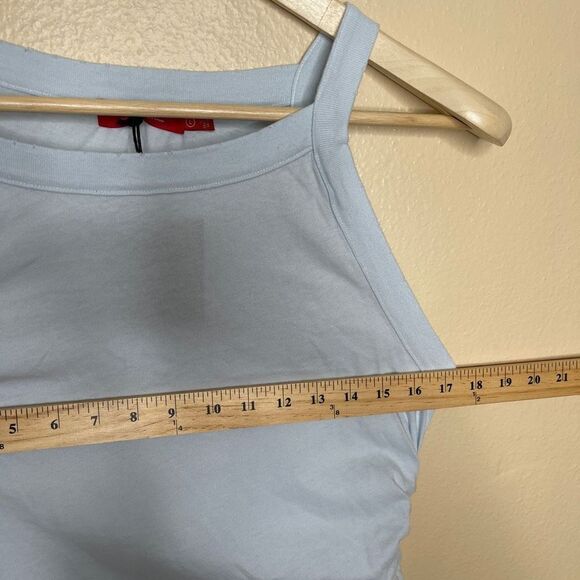 N:PHILANTHROPY Dress Womens Large Blue Bix Mini Fitted Sleevless NWT - Picture 5 of 12